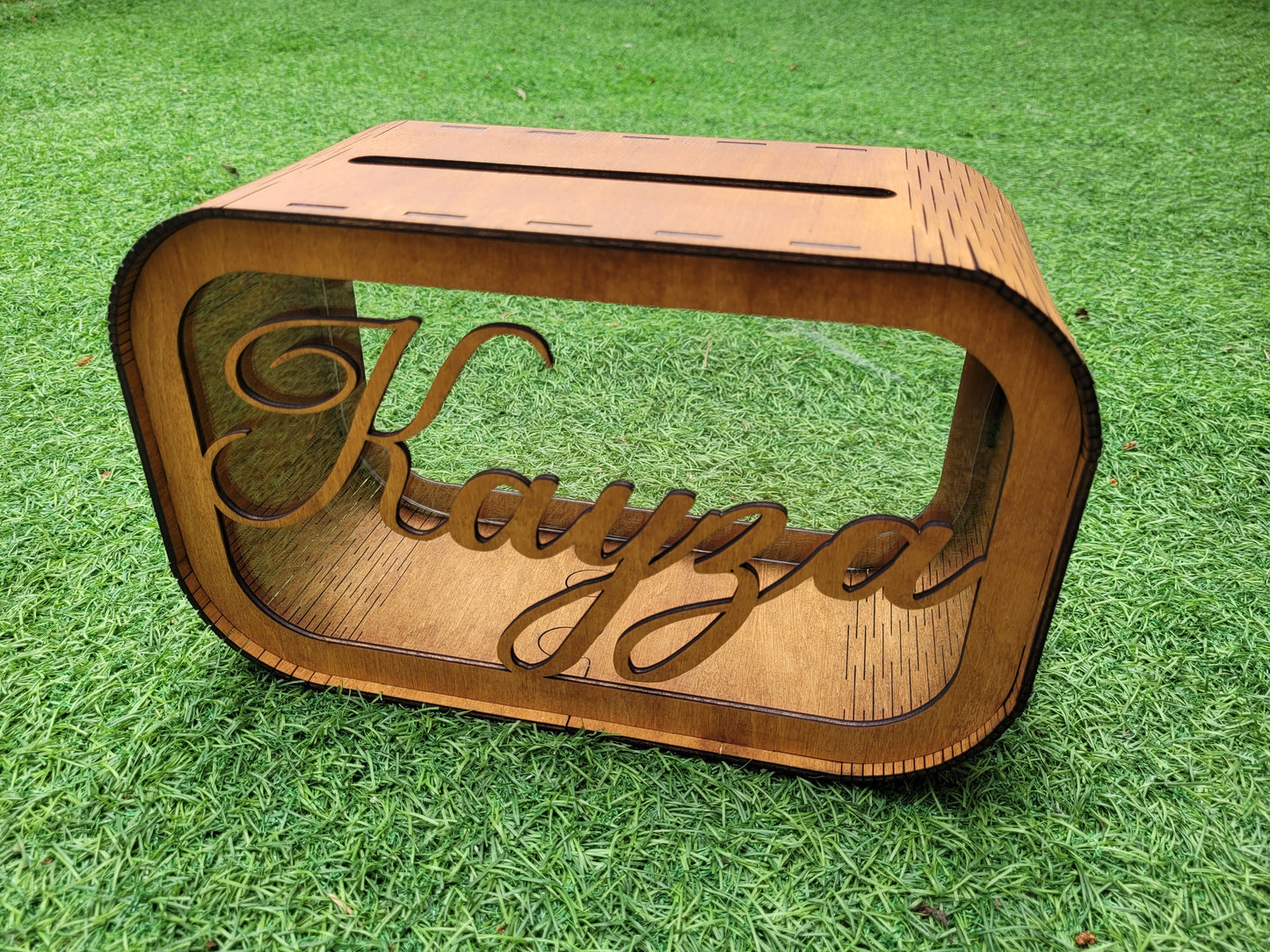 Плик-Кутия за Пари и Пожелания – Персонализиран Дървен Подарък