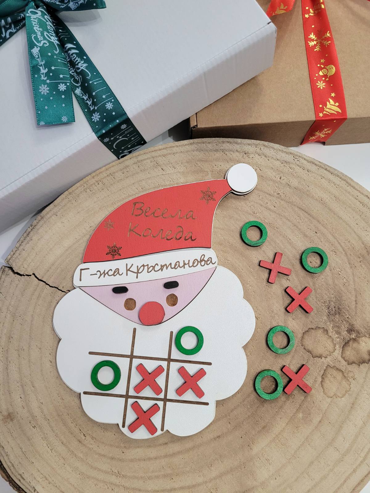 Коледна Игра „Морски шах“ – Дървен Подарък